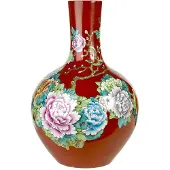 Pols Potten Ball Body Vase - Red - Ø41X H57CM