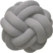 Design House Stockholm Knot tyyny, valkoinen - harmaa