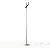Foscarini Design-jalkalamppu Magneto, Musta, Olohuone/ruokailutila, Metalli, Design