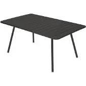 Fermob Luxembourg pöytä, 165 x 100 cm, liquorice