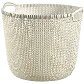 Curver Knit L säilytyskori, luonnonvalkoinen