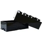LEGO Storage Brick 8 säilytyslaatikko, musta