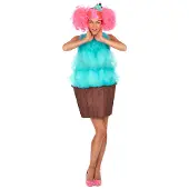 Rubies Naisten turkoosi cupcake puku