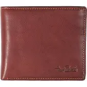 Tony Perotti Billfold With Coin Zipper Pocket - Brown - ONE SIZE