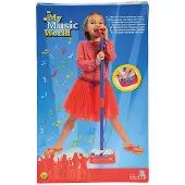 Simba Toys My Music World Microphone Stand - Blue - ONE SIZE