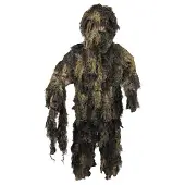 MFH - Max Fuchs MFH Ghillie Suit 4pcs Kit (Color: Woodland, Size: XL/2XL)