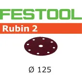 Festool Hiomapaperi Rubin2; 125 mm; P60; 10 kpl.