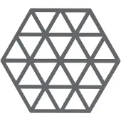 Zone Denmark - Triangles Pannunalunen Silikoni 16 cm Harmaa
