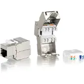 Equip 767211, Metallinen, Kulta, IS0/IES 11801, EN 50173, 18 mm, 24,5 mm, 41 mm