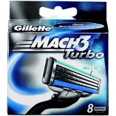 Gillette Mach3 Turbo partahöylän teräpakkaus