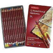 Derwent Pastel Pencil ihonväriset pastellikynät 12 kynää