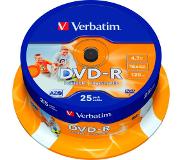 Verbatim DVD-R 4,7GB 25PK SPINDEL PRINT