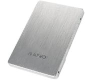Deltaco M.2 SSD to SATA adapter, SATA 6 Gbps, aluminium, silver