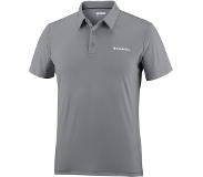 Columbia Triple Canyon Tech Short Sleeve Polo Shirt Harmaa L Mies