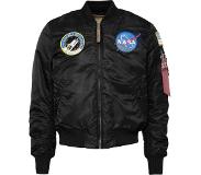 Alpha industries Ma-1 Vf Nasa Jacket Musta 3XL Mies