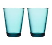 Iittala Kartio juomalasi 40 cl, 2 kpl, merensininen