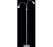 TRIO Arras lattiavalaisin 2-os. LED 2x3,8 W harmaa