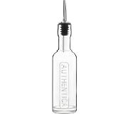 Luigi Bormioli Authentica Bottle with steel pouring stopper Dia 5.8 x 26.1 cm 25 cl Clear