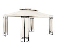 Uniprodo Paviljonki - 3 x 4 m - 160 g/m² - kermanvärinen