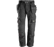 Snickers Workwear Snickers 6902 FlexiWork+ mustat riipputaskuhousut
