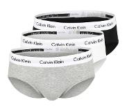 Calvin Klein Cadera Slip 3 Units Valkoinen,Musta,Harmaa S