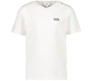 Hugo Boss Kids' V-neck T-shirt in stretch cotton with embroidered logo