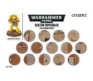 Games Workshop Warhammer 40,000 : Sector Imperialis 32mm Round Bases BUNDLE