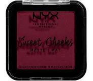 NYX Sweet Cheeks Blush Creamy Powder Blush Matte, Red Riot
