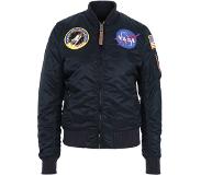 Alpha industries Ma-1 Vf Nasa Jacket Sininen XS Nainen