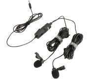 Boya BY-M1DM Double Mosquito Microphone 3,5mm Musta