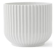 Lyngby Porcelæn Kukkaruukku, keskikokoinen, valkoinen