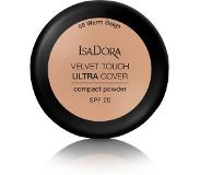 IsaDora Velvet Touch Ultra Cover Compact Powder SPF20, 66 Warm Beige