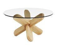 Normann Copenhagen Sohvapöytä Ding Kirkas lasi / Tammi