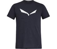 Salewa Solidlogo Dri-release Short Sleeve T-shirt Sininen 2XL Mies