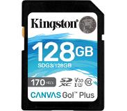 Kingston 128GB SDXC Canvas Go Plus 170R muistitikku