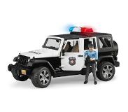BRUDER Jeep Wrangler Unlimited With Sirena And Police 02526 Hopeinen