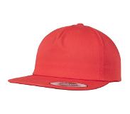 Flexfit Cap Untructured 5-panel Punainen Mies