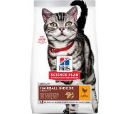 Hill's Pet Nutrition Hill's SP Hairball & Indoor Adult Cat, kana 10 kg
