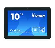 Iiyama 10" Näyttö ProLite TW1023ASC-B1P Touchscreen USB LAN Webcam Speakers - musta - 25 ms
