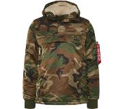 Alpha industries Hpo Camo Anorak Vihreä L Mies