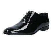 Hugo Boss Oxford shoes in patent leather with grosgrain piping