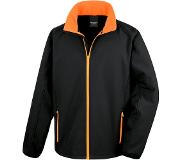 Result Miesten Core softshell-takki, musta/oranssi XXL