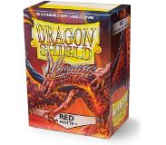 Puolenkuun Pelit Dragon Shield: Standard Sleeves - Matte Red (100) KORTTI