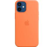 Apple Iphone 12 Mini Silicone Case With Magsafe One Size Kumquat
