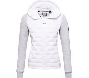 Superdry Storm Sonic Luxe Hybrid Full Zip Sweatshirt Valkoinen L Nainen