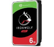 Seagate NAS HDD 6TB IronWolf 5400rpm 6Gb/s SATA 256MB cache 3.5inch 24x7 for NAS and RAID Rackmount systems BLK