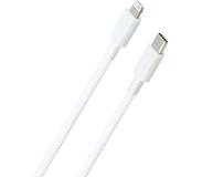 Wave USB Type-C/Apple Lightning 1,0 m valkoinen datakaapeli
