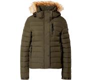 Superdry Classic Faux Fur Fuji Jacket Vihreä 2XS Nainen