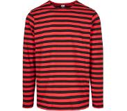 Urban Classics Long Sleeve T-shirt Regular Stripe Punainen S Mies