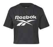 Reebok Identity Crop Short Sleeve T-shirt Musta XS Nainen